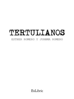 cover image of Tertulianos